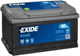 EXIDE EB802 - BATERIA 80 AH +DER.