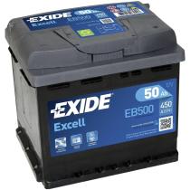 EXIDE EB500 - BATERIA 50 AH.+ DER.