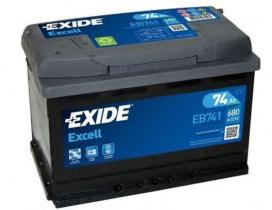 EXIDE EB741 - BATERIA 74 AH.+ IZQ.