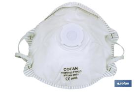 COFAN 11000102 - MASCARILLA PROTECCION C/FILTRO FFP2