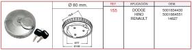 CASAL 0155 - TAPON COMBUSTIBLE RVI ACERO 80MM.