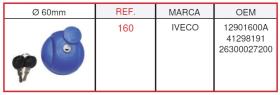 CASAL 0160 - TAPON COMBUSTIBLE AZUL 60MM. IVECO