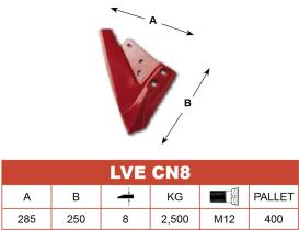 LA PIRENAICA L VE - REJA BINADORA CON NERVIO (R-19) DERECHA