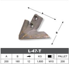 LA PIRENAICA L47TUNGSTENO - TUNGSTENO L-47-T REJA BORRAHUELLAS