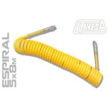 CLAVESA TW0027 - ESPIRAL 5MM X 8MM X 8M AMARILLO