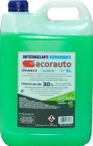 SACORAUTO 5L 30%VERDE - ANTICONGELANTE ORGANICO 30% VERDE 5L