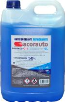 SACORAUTO 5L 50%AZUL - ANTICONGELANTE ORGANICO 50% AZUL 5L