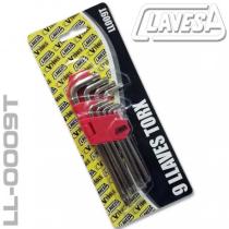 CLAVESA LL009T - JUEGO LLAVES ALLEN TORX KIT 1-10