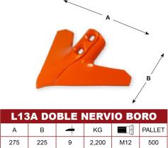 LA PIRENAICA L13A BORO - L13A 9MM BORO DOBLE NERVIO