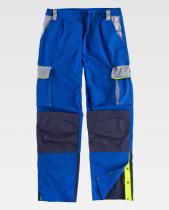 WORKTEAM PANTA5852-40 - PANTALON MULTIB. AZULINA/GRIS/MARINO T-40