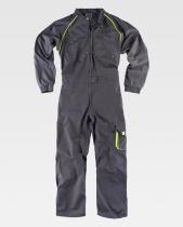 WORKTEAM BUZO1642G-50/52 - BUZO GRIS/AMARILLO T-50/52 ( M )