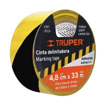 TRUPER 12597 - CINTA AMARILLA / NEGRO 33M TRUPER