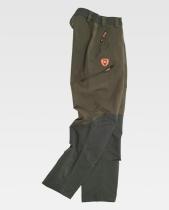 WORKTEAM S8320-M-VERDE/VERDE - PANTALON IMPERMEABLE COMBINADO, CON 2 BOLSOS LATERALES, 2 BO